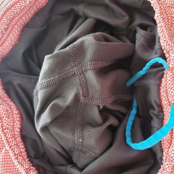 Lululemon Pace Breaker Short 9" Inch Mens Size S Red White Check Lined Running - Picture 7 of 8